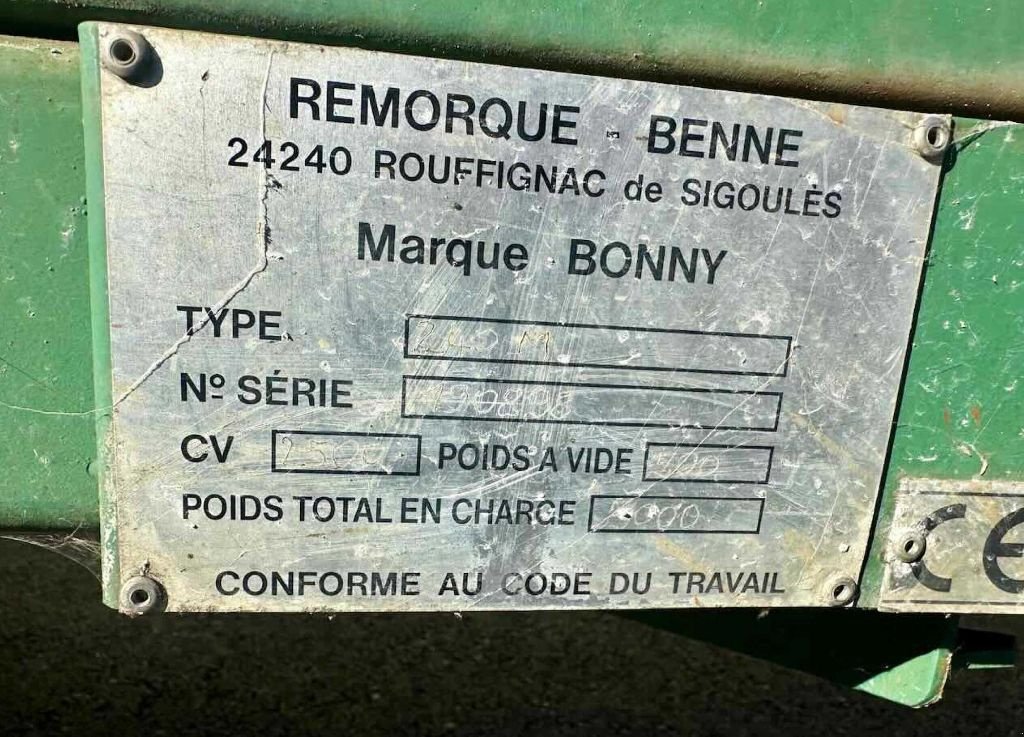 Maischewagen des Typs Sonstige | Benne à vendange - Basculante - 30 HL, Gebrauchtmaschine in Monteux (Bild 5)
